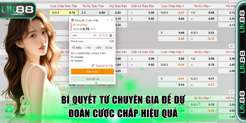 Bí quyết chuẩn từ chuyên gia để dự đoán cược chấp hiệu quả